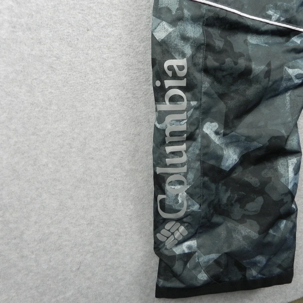 Columbia‎ Snow Pants Boys Youth XL Omni-Heat Cargo Ski Snowboard Sled Gray Camo